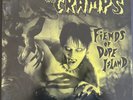 THE CRAMPS Fiends of Dope Island LP VG++/EX 2014 press green vinyl rare indie