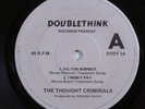 Punk 45 THOUGHT CRIMINALS Hilton Bomber DOUBLETHINK VG+ australia 1978 HEAR i