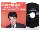 Gospel 45 ELVIS PRESLEY We Call On Him RCA VICTOR VG++ picture sleeve i