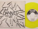 Punk 45 DAMNED Don't Cry Wolf STIFF NM/VG++ belgium yellow wax pic sleeve HEAR i