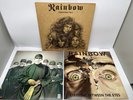 3 Vtg Rainbow LP's Long Live Rock 'N' Roll 1978 Difficult To Cure Right Between