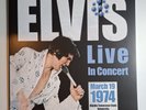 Elvis Presley - Live In Concert March 19, 1974, Memphis TN / BLUE Vinyl