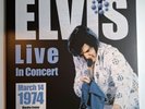 Elvis Presley - Live In Concert March 14, 1974, Memphis TN / BLACK Vinyl