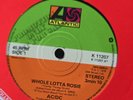 AC/DC 7” RARE PROMO Whole Lotta Rosie Hell Ain't a bad place to be K11207