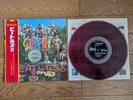 THE BEATLES SGT. Pepper's Lonely Hearts Club Band Japan LP OBI RED WAX OP-8163