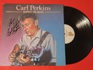 Carl Perkins-Boppin The Blues-Autograph/Signed LP