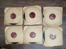 Enrico Caruso 6 Antique Record Albums Victrola  Brand 78 RPM Early 1900’s Sleeve
