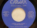 PROMO Funk Soul 45 HUNT'S DETERMINATION BAND I Need Love EARWAX listen