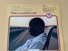 Louis Armstrong 33 RPM LP Vinyl Record - what a wonderful world 1976 ABC
