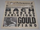 Sealed GLENN GOULD Bach Goldberg Variations CBS Great Performances LP 38479