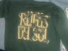 Rufus du Sol green crewneck- inhale/exhale tour 2025 size medium