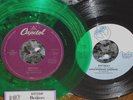 2 45s BEATLES MINT GREEN VINYL 