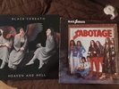 Black Sabbath Heaven and Hell & sabotage LP Both In Great Condition.