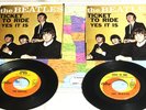 SUPER RARE  BEATLES EAST & WEST COAST TICKET TO RIDE PICTURE SLEEVES & 45s LOT