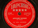 LIL' SON  JACKSON: upstairs boogie / all my love IMPERIAL Single 78 RPM