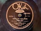 Okeh 41374 Tommy Bohn  Penn Sirens YOU'VE GOT THAT THING  1930 JAZZ  78 rpm E+