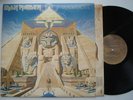 IRON MAIDEN Powerslave EX CAPITOL original '84 Textured vinyl LP inner sterling