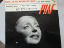 VINTAGE EDITH PIAF 45  7 INCH RECORD  NON, JE NE REGRETTE RIEN PRODUCEDin FRANCE