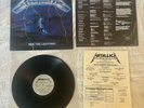 Metallica Ride The Lightning 1984 LP Vinyl Complete w/ Order Form - MRI 769 - Ex