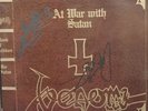 Venom ''At War With Satan'' LP 1984, Signed by Cronos & Mantas