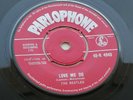 THE BEATLES  1962 UK 45   LOVE ME DO   RED PARLOPHONE 45-R 4949  M T TAX CODE