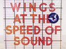 WINGS / AT THE SPEED OF THE SOUND US PRESSING LP W/INNER, SHRINK, HYPE STICKER