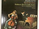 BEETHOVEN 5 Cello Sonatas DU PRE, Jacqueline & BARENBOIM Daniel 3 LP Boxed Set