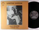 Lightnin' Hopkins - Bad Boogie Volume Two LP - Diving Duck Holland VG++