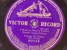 Victor 60045 GEORGE M. COHAN Yankee Doodle Tune  78rpm 1911  EE+