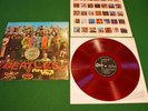 Beatles Sgt. Peppers Japan LP 1.press 1967 red vinyl Odeon OP-8163 Mint-