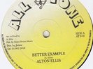 ALTON ELLIS Better Example Vinyl Record Single 12 Inch All Tone Reggae Ska Roots