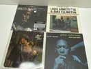Miles Davis, Ella, John Coltrane, Louis Armstrong 4 LPs Blues Lot