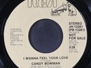 CANDY BOWMAN: i wanna feel your love / mono RCA 7