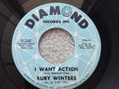 RUBY WINTERS i want action / better DIAMOND 230 rare northern soul 45 glossy EX