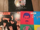 3 Queen Record Albums - Hot Space, Sheer Heart Attack & A Day at the Races,used