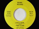 Modern Sweet Soul 45 - First Class - Love Is Real - Bevnik - obscure