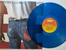 BRUCE SPRINGSTEEN  BORN IN THE USA LP BLUE COLOR COLOMBIA CBS RECORDS RARE