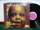 NIKKI GIOVANNI  & NEW YORK COMMUNITY CHOIR TRUTH IS ON IT'S WAY GOSPEL EXC  LP