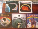 Rainbow. 5 EX Hard Rock LP Lot. Rising. Live. Ritchie Blackmore. Down to Earth