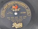 The Hen and the Cow BILLY MURRAY/COLLINS & HARLAN 78 RPM E- RARE