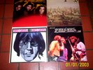 BEE GEES ( 4 ) LP lot: SPIRITS HAVING FLOWN / LIVE 2 lp / TRAFALGAR / IDEA vg++