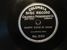 Happy Days in Dixie XYLOPHONE SOLO Rare Columbia 530 Early 1902? 10