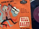 Bill Haley And His Comets: Live It Up Part 1 EP EX /VG+ 7” Vinyl Free UK Post