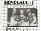 RENEGADE-IOWA 80'S POWER POP- ”DON’T STOP-LET’S ROCK” “RESCUE ME” WITH RARE PS