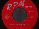 B.B. KING : boogie woogie woman / story from my heart and soul RPM 7