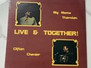 BIG MAMA THORNTON,CLIFTON CHENIER Live&Together Vinyl LP  Blues Mint SEALED