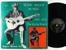 Blind Willie McTell - The Early Years: 1927-1933 LP - Belzona