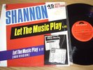 SHANNON *OZ 1st Press 12'' MAXI SINGLE ' LET THE MUSIC PLAY ' 1983 EXC