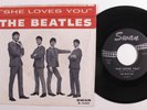 Rock 45 BEATLES She Loves You SWAN picture sleeve j