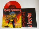 IRON MAIDEN THE NUMBER OF THE BEAST 2005 RED VINYL &POSTER UK EM666A SINGLE 7”45